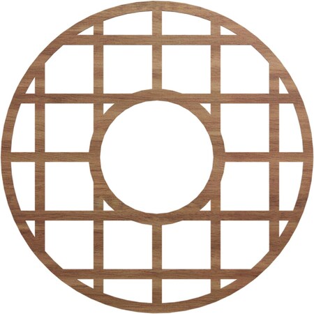 Ekena Millwork O'Neal Wood Fretwork Pierced Ceiling Medallion, Walnut, 40"OD x 14 1/2"ID x 1/4"T CMWP40X40X0250ONWA